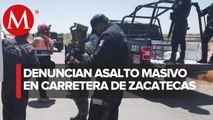 En Zacatecas, delincuentes asaltan a 17 personas en carretera federal