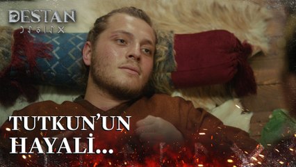 Temur, Tutkun'un hayalini görüyor...-  Destan  25. Bölüm