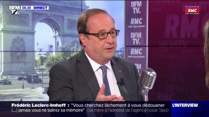 "La France est attendue": pour François Hollande, Emmanuel Macron "devrait aller à Kiev"