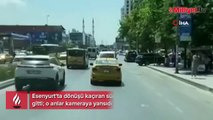 Esenyurt'ta dönüşü kaçıran sürücü metrelerce geri geri gitti; o anlar kameraya yansıdı