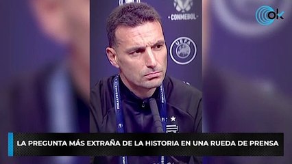 La pregunta más extraña de la historia en una rueda de prensa