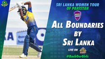 All Boundaries By Sri Lanka | Pakistan Women vs Sri Lanka Women | 1st ODI 2022 | PCB | MA2T