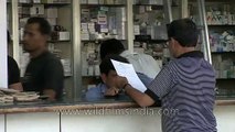 Medicine point at Chandni Chowk market, Delhi