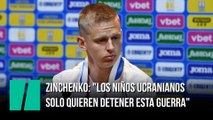 Zinchenko, jugador del Manchester City, rompe a llorar en rueda de prensa