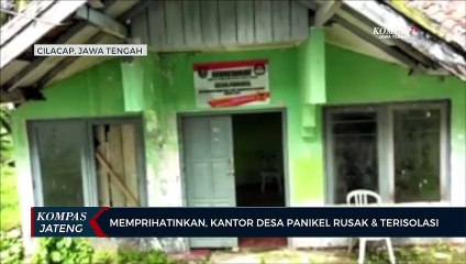 Memprihatinkan, Kantor Desa Panikel, Cilacap Rusak dan Terisolasi