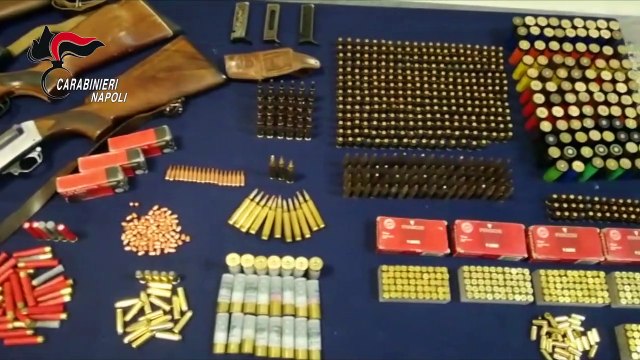 Napoli e provincia: 365 armi sequestrate in 5 mesi