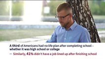 Nearly a fifth of Americans who attended college admit they didn’t have a post-graduation plan