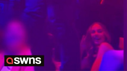 Margot Robbie spotted having the time of her life watching Magic Mike show in London