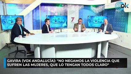 Gavira (Vox Andalucía): "No negamos la violencia que sufren las mujeres, que lo tengan todos claro"