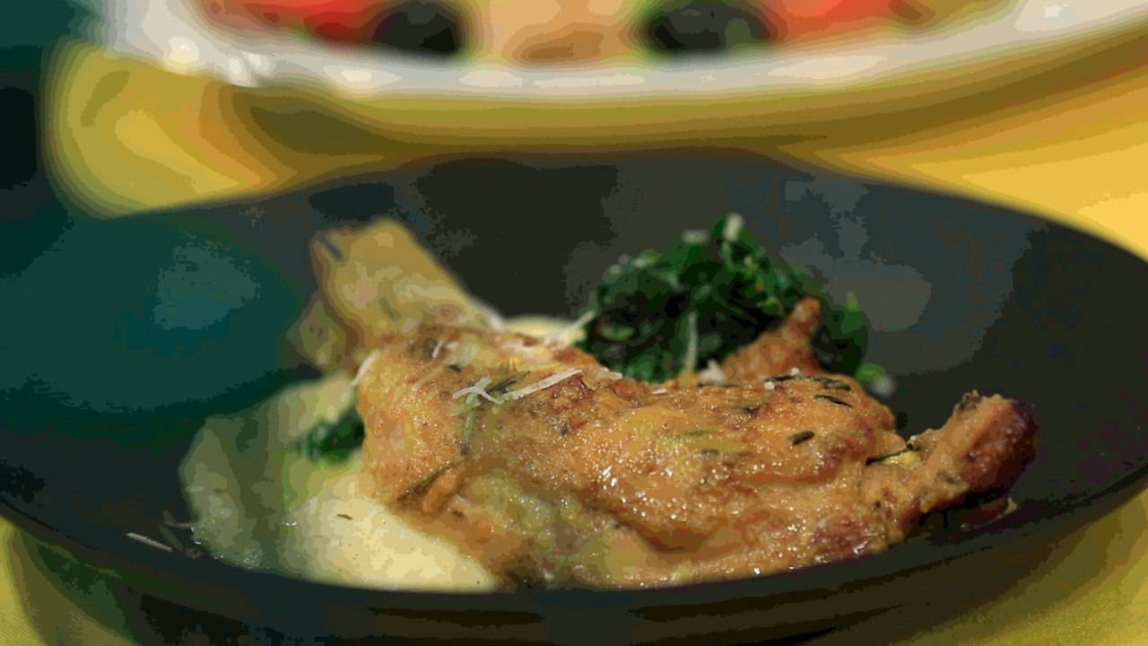 Poulet au lait et Purée - دجاج بالحليب محمر والبطاطا المهروسة