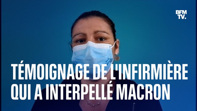 On commence à être usés, écœurés : l'infirmière qui a interpellé Macron à Cherbourg témoigne