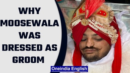 Sidhu Moosewala was cremated as a Groom; Here's Why | Oneindia News | #News