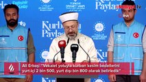 Vekalet yoluyla kurban kesim bedeli belli oldu