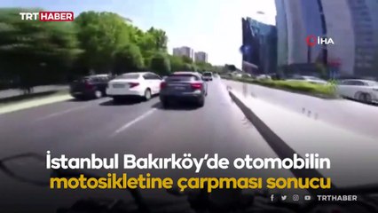 Ölümden dönen motosikletli darbedilmekten son anda kurtuldu