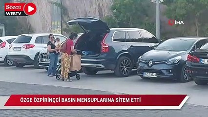 Özge Özpirinçci basın mensuplarına sitem etti