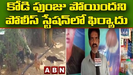 కోడి పుంజు పోయిందని పోలీస్ స్టేషన్ లో ఫిర్యాదు || Annamayya Dist || ABN Telugu