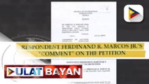 Kampo ni president-elect Marcos, ipinababasura sa SC ang petisyon para kanselahin ang kanyang COC