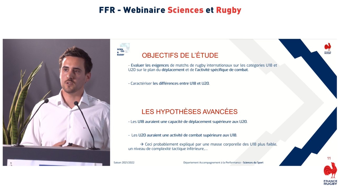 Webinaire Sciences et Rugby : ma thèse rugby en 7 minutes