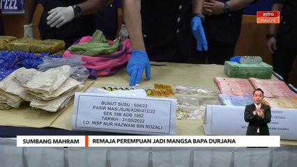 Sumbang Mahram | Remaja perempuan jadi mangsa bapa durjana