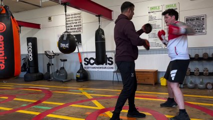 The Script’s Danny O'Donoghue visits Sheffield's Ingle Gym ahead of Utilita Arena show