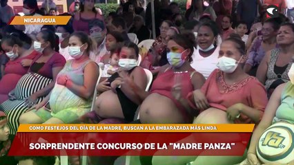 Sorprendente concurso de la madre panza