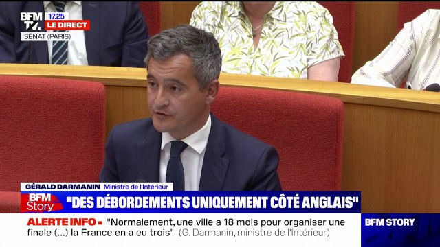 Incidents au Stade de France: Il y avait très largement assez d'effectifs de police , assure Gérald Darmanin