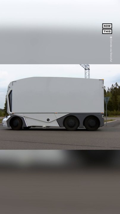 Self-Driving Trucks Navigate Through Vase Maze