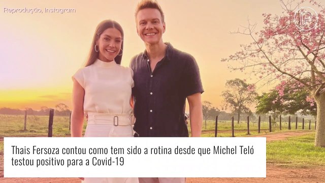Thais Fersoza expõe rotina com filhos após isolamento de Michel Teló por Covid-19: 'Está intenso'