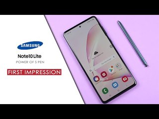 Samsung Galaxy Note 10 Lite | First Impression