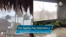 Lamentablemente hay desaparecidos y fallecidos por “Agatha”: AMLO; va titular de la Sedena a Oaxaca
