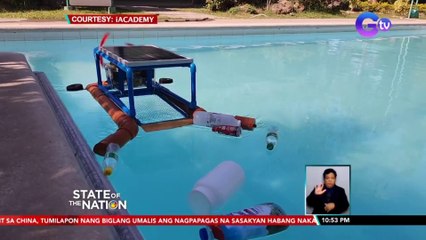 Drone para sa paglilinis ng karagatan, likha ng engineering students | SONA