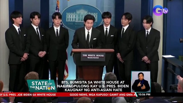 BTS, bumisita sa White House at nakipagpulong kay U.S. Pres. Biden kaugnay ng anti-Asian hate | SONA