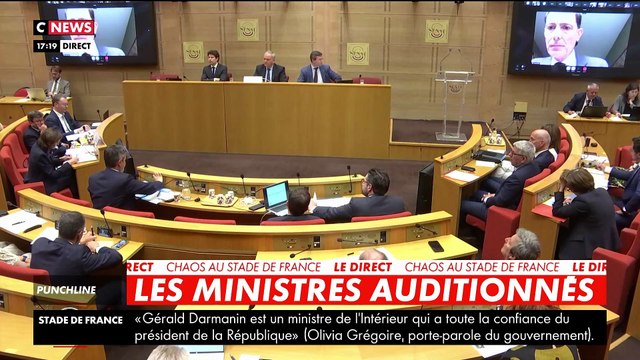 Stade de France : Regardez l'intégralité de la première intervention de Gérald Darmanin qui s'explique face au Sénat