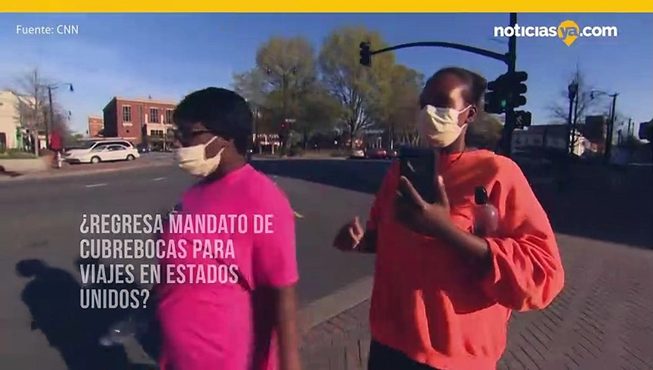 ¿Regresa mandato de cubrebocas para viajes en Estados Unidos?
