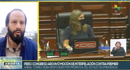 Pleno de Perú archiva moción de interpelación contra Primer Ministro