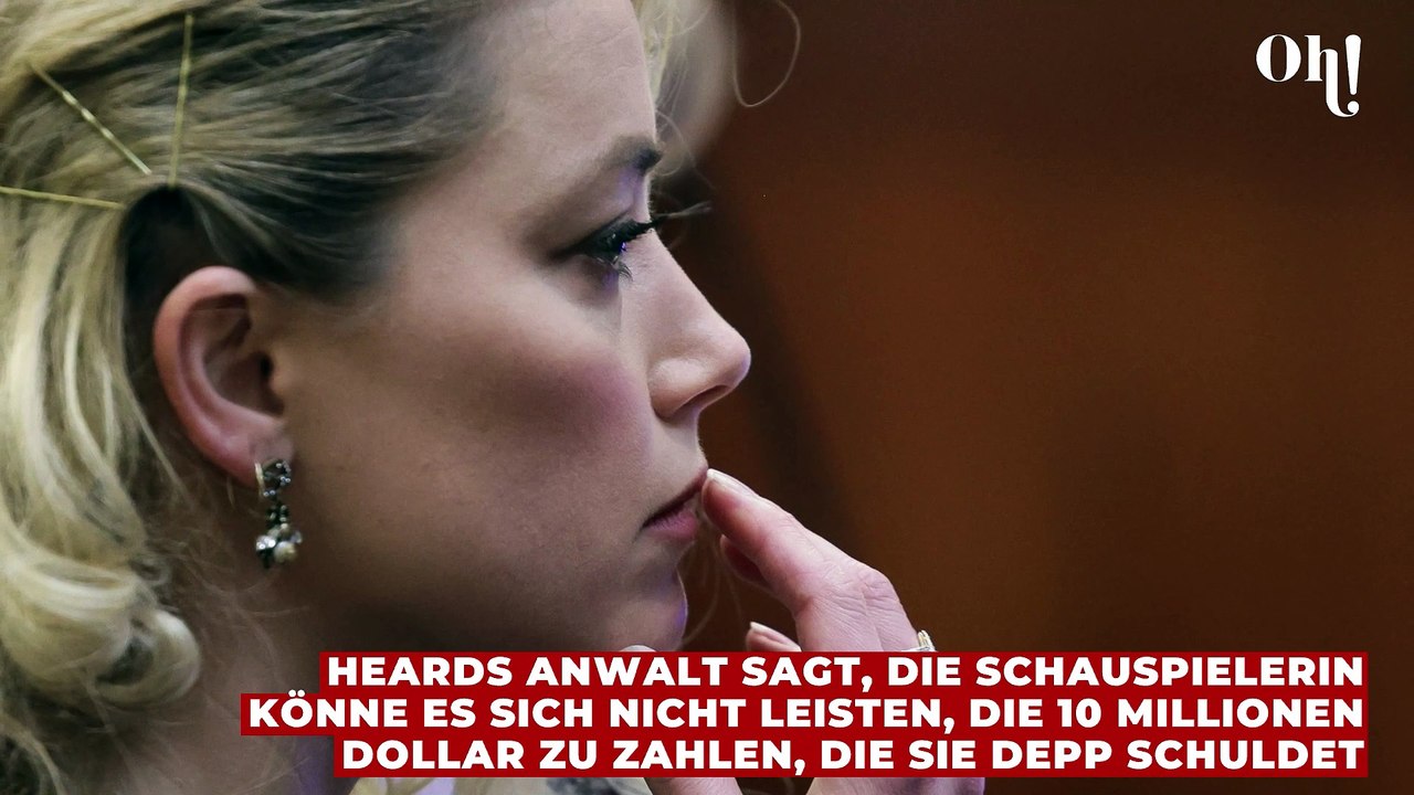 Amber Heard: Wie will sie die 10 Millionen Schadenersatz an Johnny Depp bezahlen?