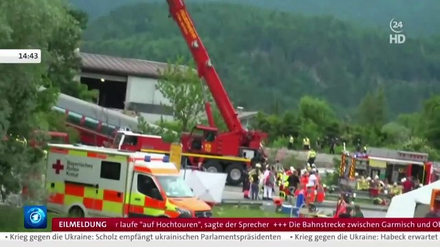 Allemagne: Au moins 3 morts et plusieurs blessés après le déraillement d'un train près de Garmisch-Partenkirchen, en Bavière - VIDEO