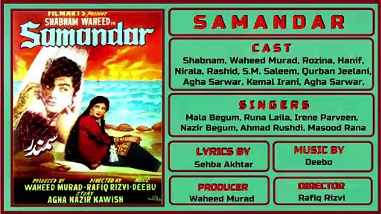 Julmi Bulaye Mujhe - Irene Parveen - Film Samandar