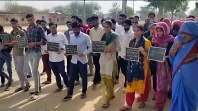 विश्व तम्बाकू निषेध दिवस पर नशामुक्ति रैली निकाल किया जागरूक