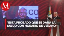 Hay mucha posibilidad de quitar horario de verano: AMLO