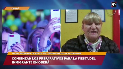 Comienzan los preparativos para la Fiesta del Inmigrante en Oberá ct