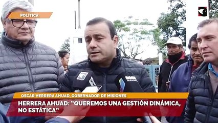 Herrera Ahuad “Queremos una gestión dinámica, no estática”