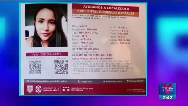 Hallan el cuerpo de Karen Itzel, estudiante desaparecida en Tláhuac
