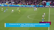 El tercero de la Joya Dybala para cerrar la goleada argentina en Londres