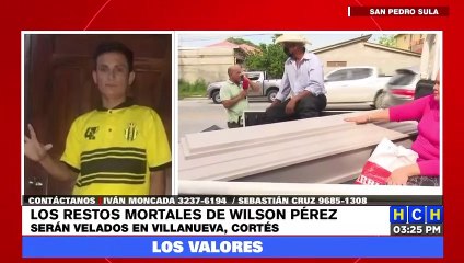 ¡Tras autopsia! Familiares retiran cuerpo de Wilson Pérez y los trasladan a su casa en Villanueva