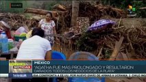 Autoridades mexicanas informan estragos causados por huracán Ágatha
