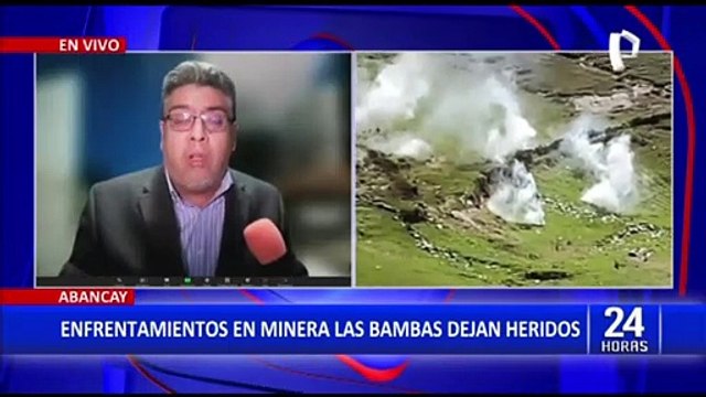 Las Bambas: Comuneros se enfrentaron a policías para evitar desalojo