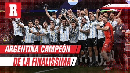 Argentina campeón de la Finalissima tras vencer por goleada a Italia