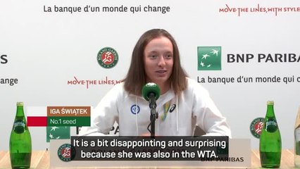 Swiatek disappointed with Mauresmo remarks on women's tennis