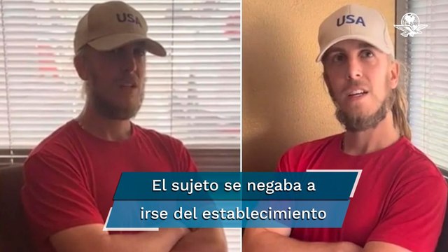 Tu raza destruyó mi vida captan a hombre lanzando agresiones racistas en spa